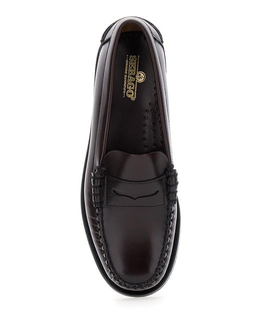 Sebago Black Loafers 'Dan' With Round Toe