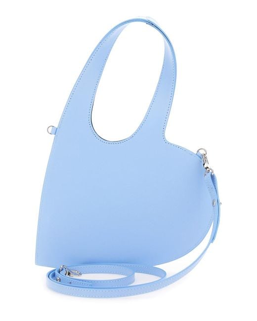 Borsa A Tracolla 'Baby Heart' A Forma Di Cuore Con Tracolla Re di Coperni in Blue