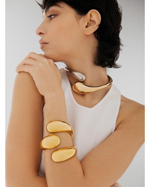 FEDERICA TOSI Metallic Necklace With Pendant And Details