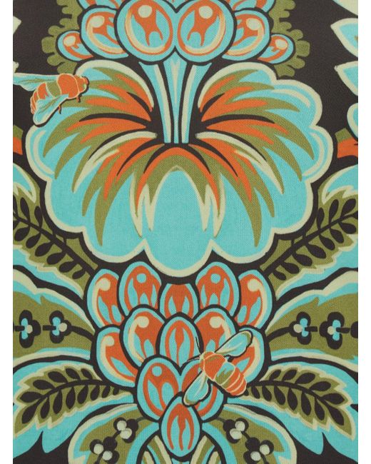 Top Con Scollo A V E Stampa Floreale All-Over di Etro in Green