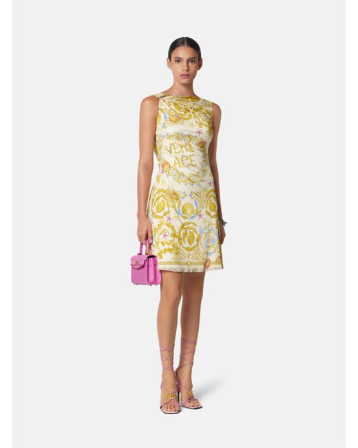 Short Dresses di Versace in Yellow