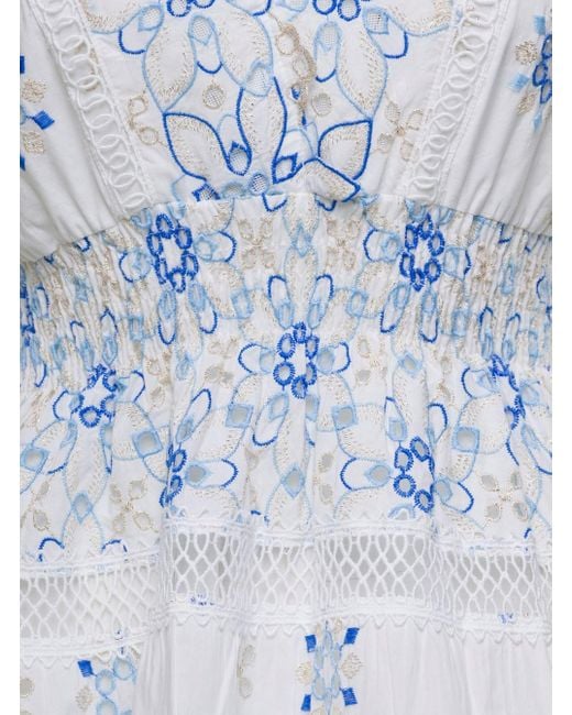 Embroidered Dress di Temptation Positano in Blue