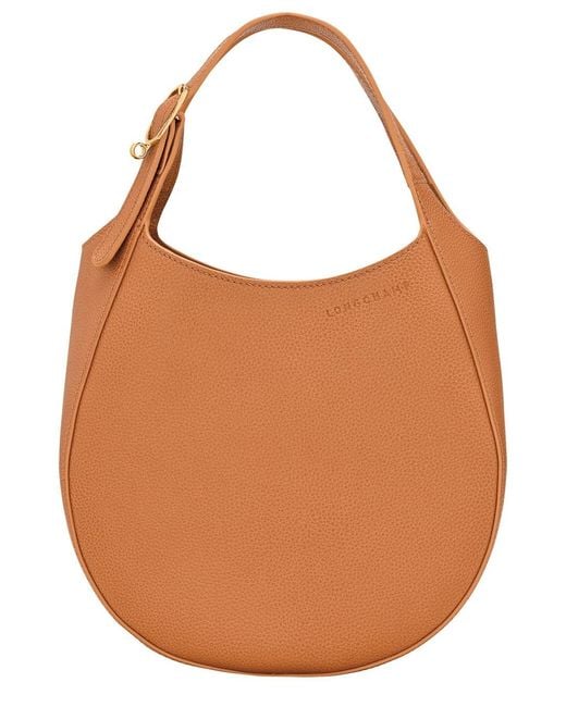 Longchamp Brown Shoulder Bag Leather