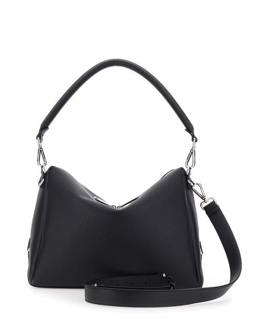 Fendi Black 'Lui Large' Shoulder Bag With Removable Strap for men