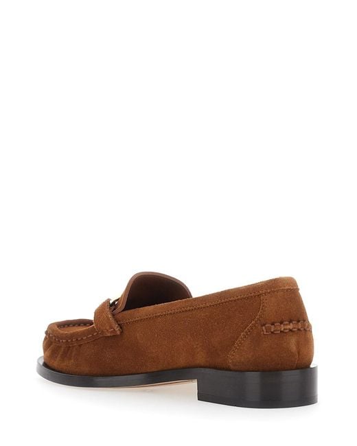 Ferragamo Brown Marian Soft Mocassin
