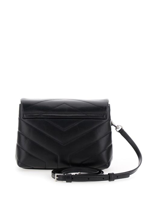 Saint Laurent Black 'Lou Lou Toy' Quilted Leather Crossbody Bag