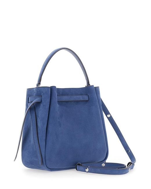 Tory Burch Blue Handbag Romy Bucket
