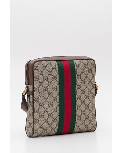 Gucci Canvas Medium Ophidia Gg Supreme Messenger Bag in Beige (Natural) for Men - Save 29% - Lyst
