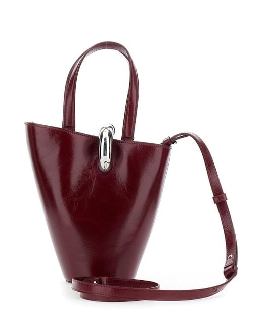 Borsa A Mano 'Le Petit Bambola' Con Dettaglio Con Anello E L di Jacquemus in Red