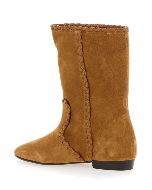 Isabel Marant Brown 'Staeni' Ankle Boots