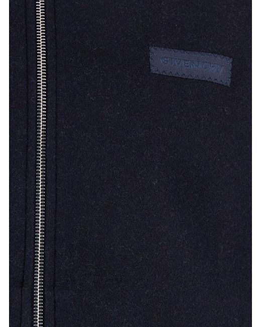 Giubbotto A Collo Alto Con Patch Logo Sul Fronte di Givenchy in Blue da Uomo