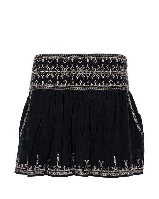 Isabel Marant Black And Mini Skirt