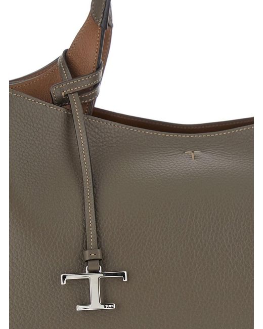 Tod's Brown Apa 2 Manici Media T Pendente