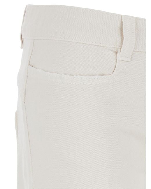 Jeans 'Cris' Con Design A Cinque Tasche di Seafarer in White
