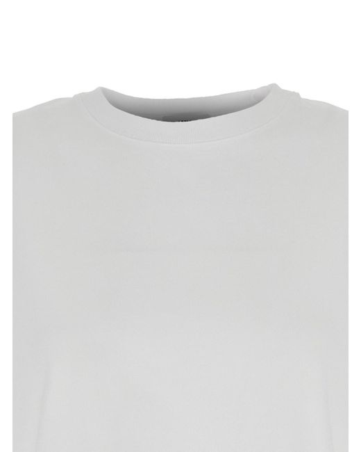 Agolde White 'Sulma' Crewneck T-Shirt