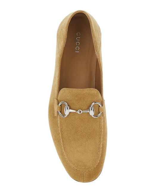 Gucci Natural Pierre Mocassin Leather Luxury Suede