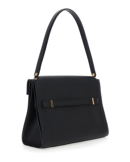 Borsa A Spalla 'Lee Radziwill' Con Tracolla Singola E Chius di Tory Burch in Black
