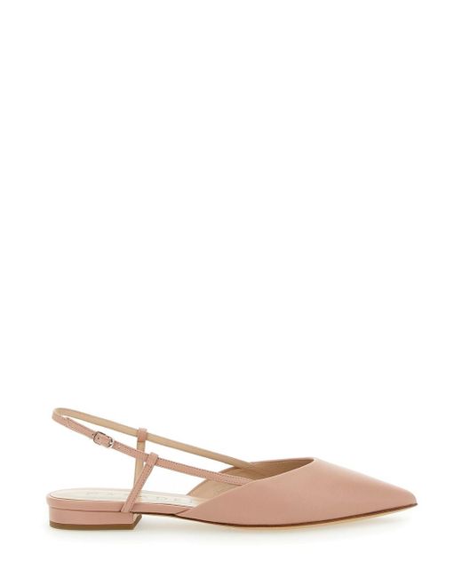 Casadei Pink Slingback With Straps