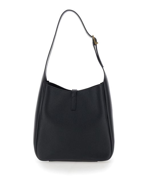 Saint Laurent Black Shoulder Bag 'Ysl Bo Mng S Le 5A7'
