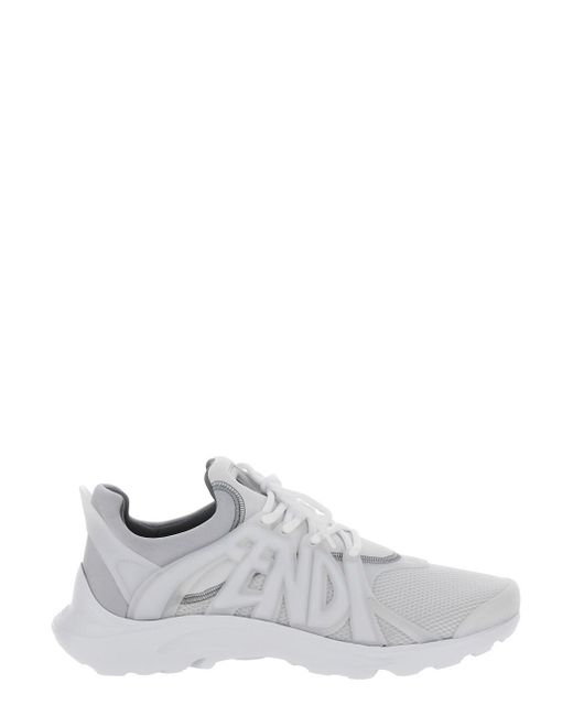 Fendi White Sneakers for men
