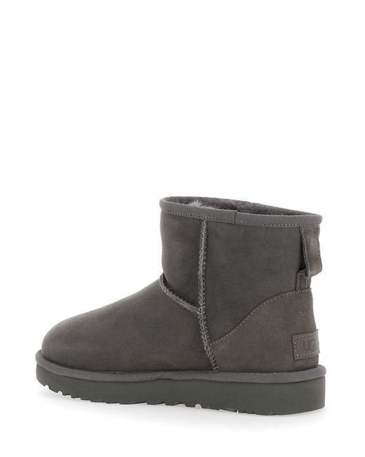 Ugg Gray Boots Classic Mini Suede