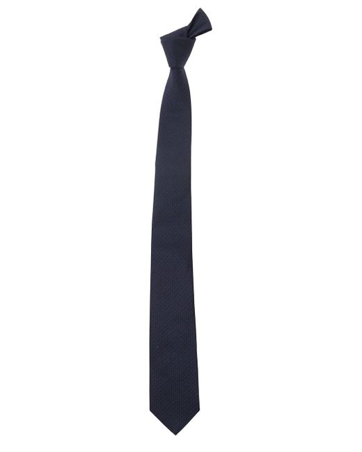 Tagliatore Blue Tie With Polka Dots Motif for men