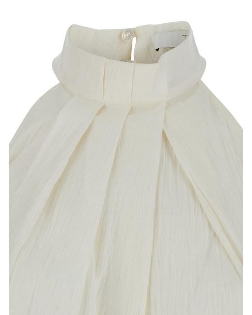Tela White Top 'Inca Str' With Details