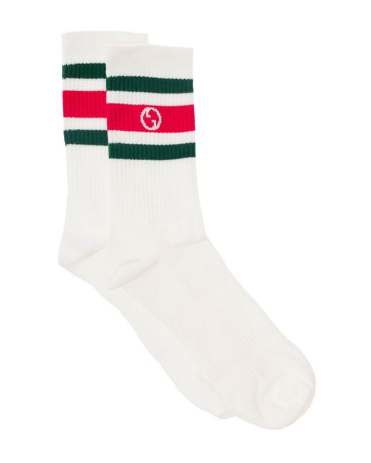 Gucci White Socks Simple Blond S for men