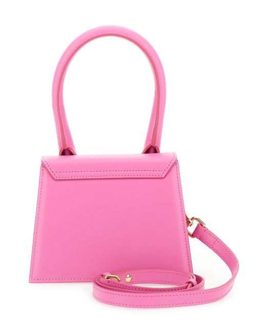 Jacquemus Pink 'Le Chiquito Moyen' Handbag