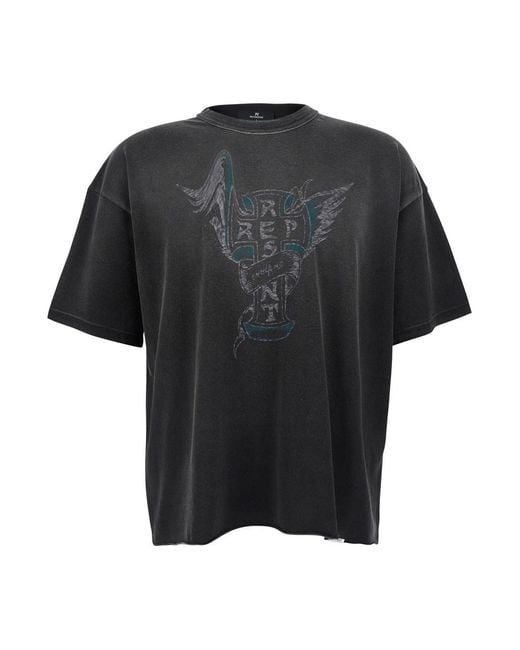 Represent Black T-Shirt Westside for men