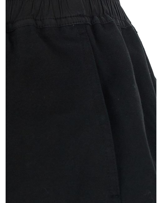 Rick Owens Black Shorts Cotton for men