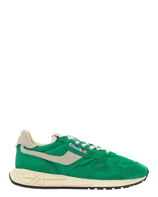 Autry Reelwind Low Sneakers Color Green for men