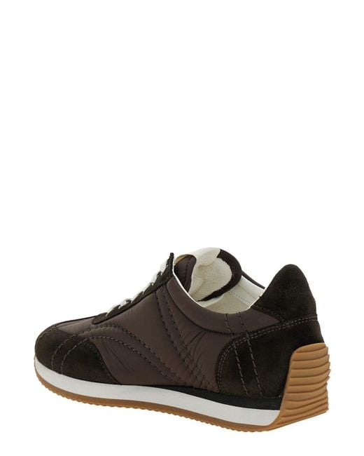 Totême  Black Sneakers With Logo Detail