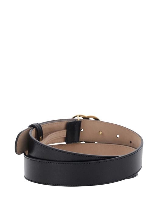 Gucci White 'Gg Running' Belt With Gg Plate Closure for men
