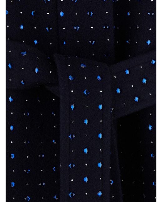 Pinko Blue Peugeot Coat