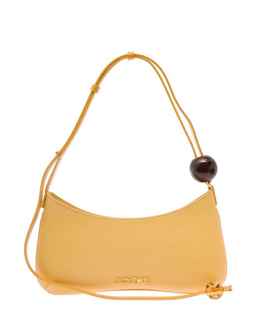 Jacquemus 'le Bisou Perle' Shoulder Bag With Beads Embellishment In ...
