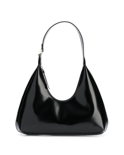 BY FAR Amber Semi Patent Leather in Black | Lyst