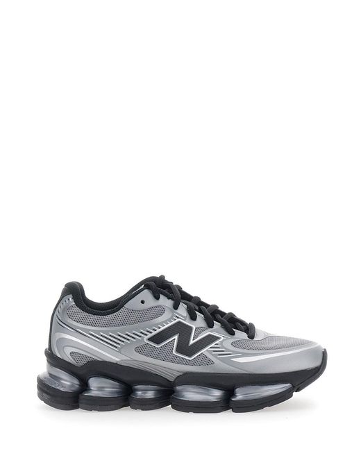 New Balance Gray Sneakers 2000 With Reflective Details And Rubber Sol