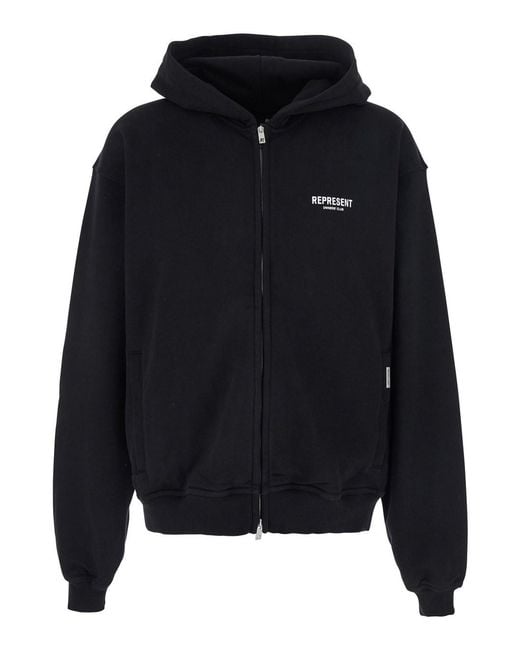 Zip-Throughs di Represent in Black da Uomo