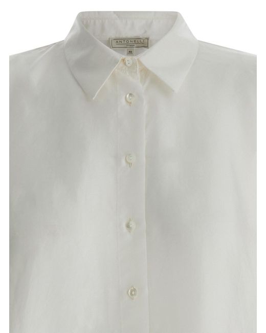 Antonelli White Bassano Short Sleeve Shirt