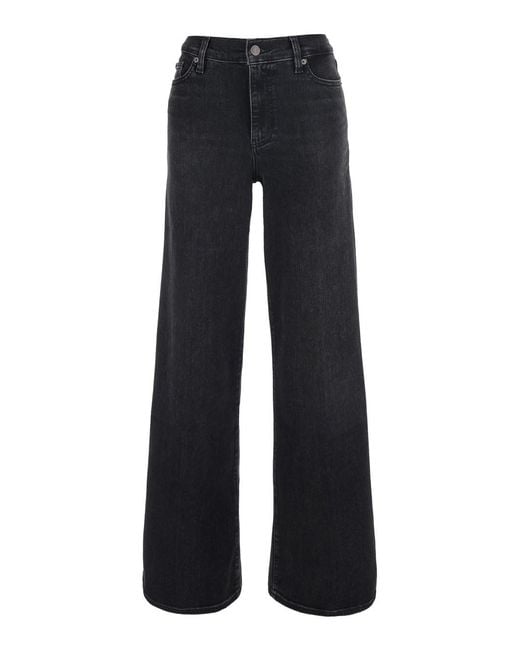 FRAME Blue 'Le Slim Palazzo' Jeans With Wide Leg