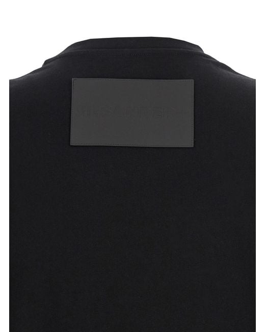 Jil Sander Black Solid T-Shirt for men