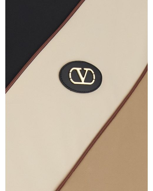 Valentino Natural Jacket With Vlogo Patch On The Front for men
