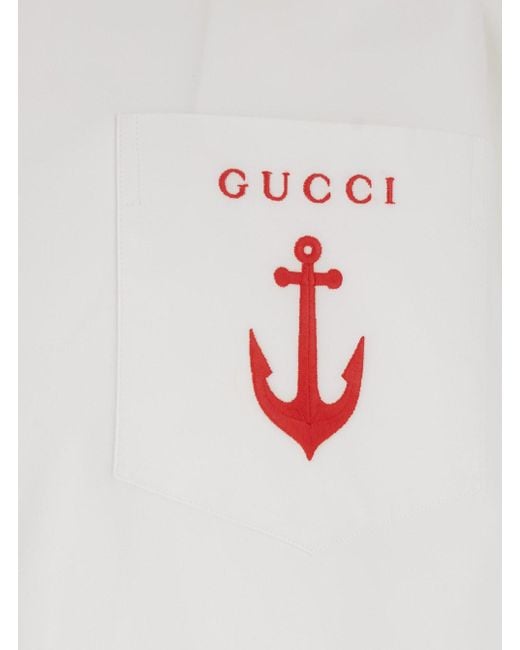 Camicia di Gucci in White da Uomo