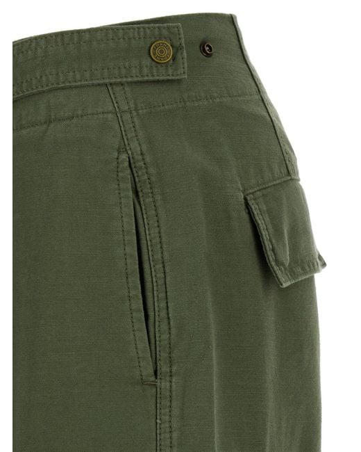 FRAME Green Cargo Pants With Patch Pokets