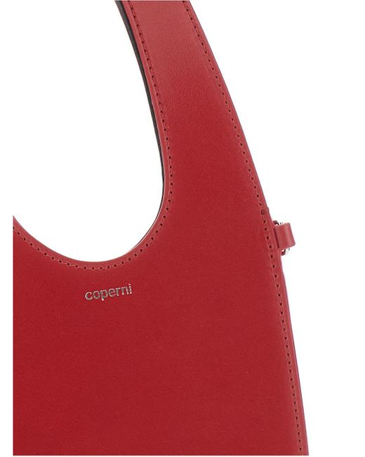 Borsa A Tracolla 'Baby Heart' A Forma Di Cuore Con Tracolla Re di Coperni in Red