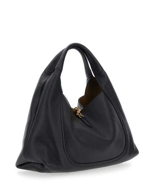 Gucci Black Shoulder Bag With Horsebit Closure