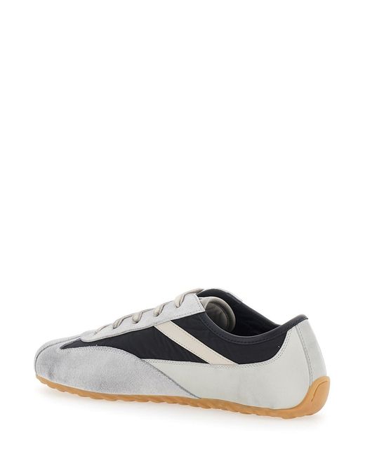 McQueen White 'Boxe' Low Top Sneakers With Bicolor Details An for men