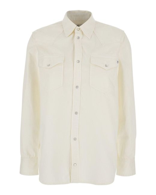 AG Jeans White Shirt Noiki Cotton