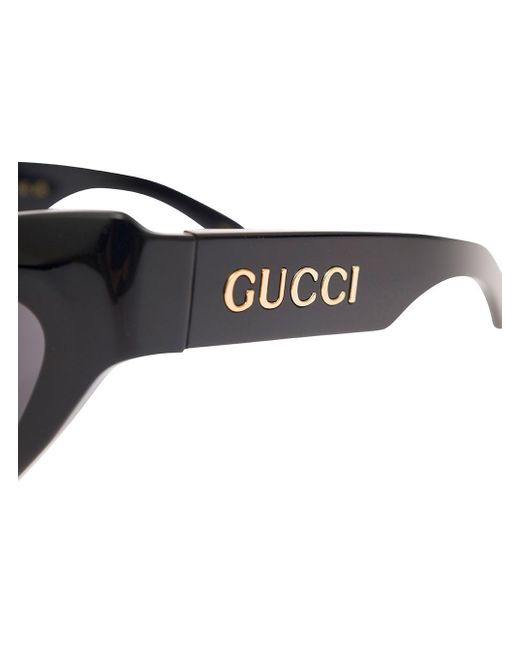 Gucci Black 'Gg1294S' Cat-Eye Sunglasses With Logo Lettering